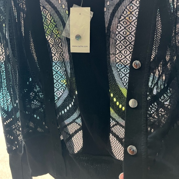 Elegant sweater detail. - it looks amazing when worn over just a cami or bra. - Picture 4 of 5